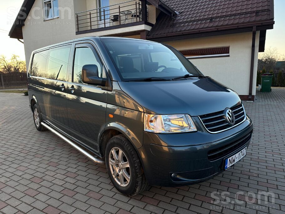 Volkswagen Pārdodas VW Transporter kravas mikroautobuss ar 5 