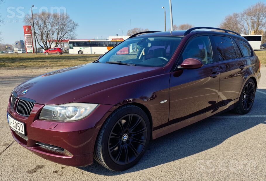 Pārdodu BMW E91 (145 kW (194 hp) ar M57/t2 dzinēju Barbera Rot Metallic krās