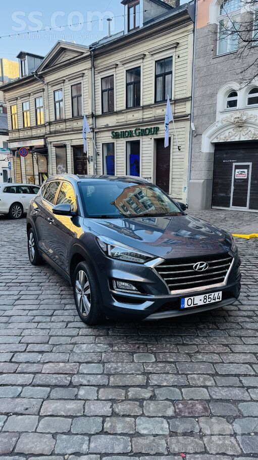 Hyundai Tucson (2019) ar pilnīgi caurskatāmu vēsturi.
Auto bez slēptiem de
