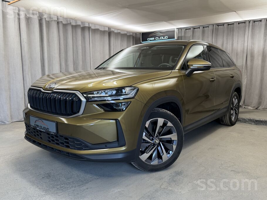Jaunā Skoda Kodiaq 4x4 ar pilnāko komplektāciju. Versija ar 7 vietām. Jauns