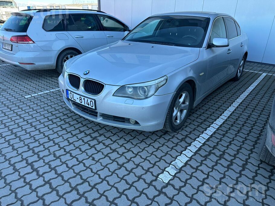 Pārdodu BMW 525D ar vizualiem defektiņiem automats ar jaunu teh apskati. vai