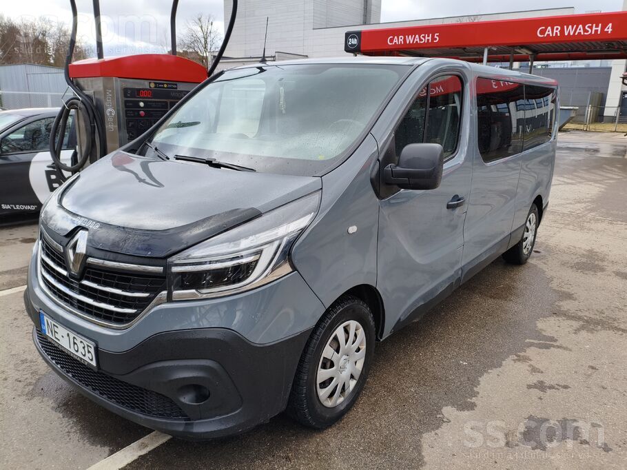 Renault Trafic Long 23.06.2020. 2.0 diz. 107 kW. TA līdz 04.06.2027. Cena ar