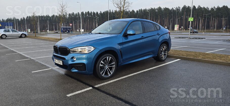 Pārdodu uzticamu un prestižu BMW X6. Krasa ''Long Beach Blue'' ar 'black cog