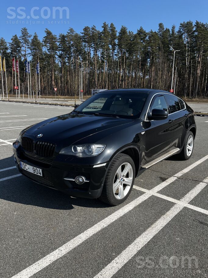 BMW X6 3.0d, 225 kW 
Auto labā tehniskā un vizuālā stāvoklī, regulāri kopts
