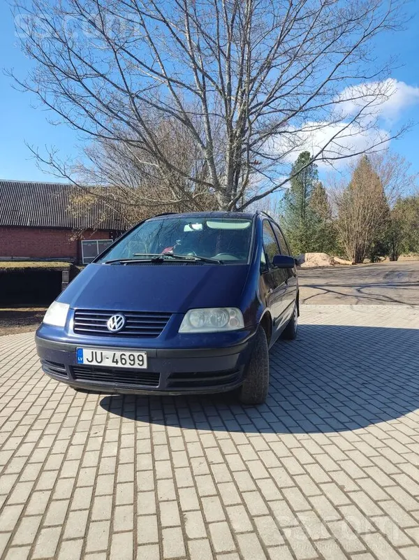 Volkswagen Volkswagen Sharan 1.9tdi, manuālā 6ātrumu ātrumkār