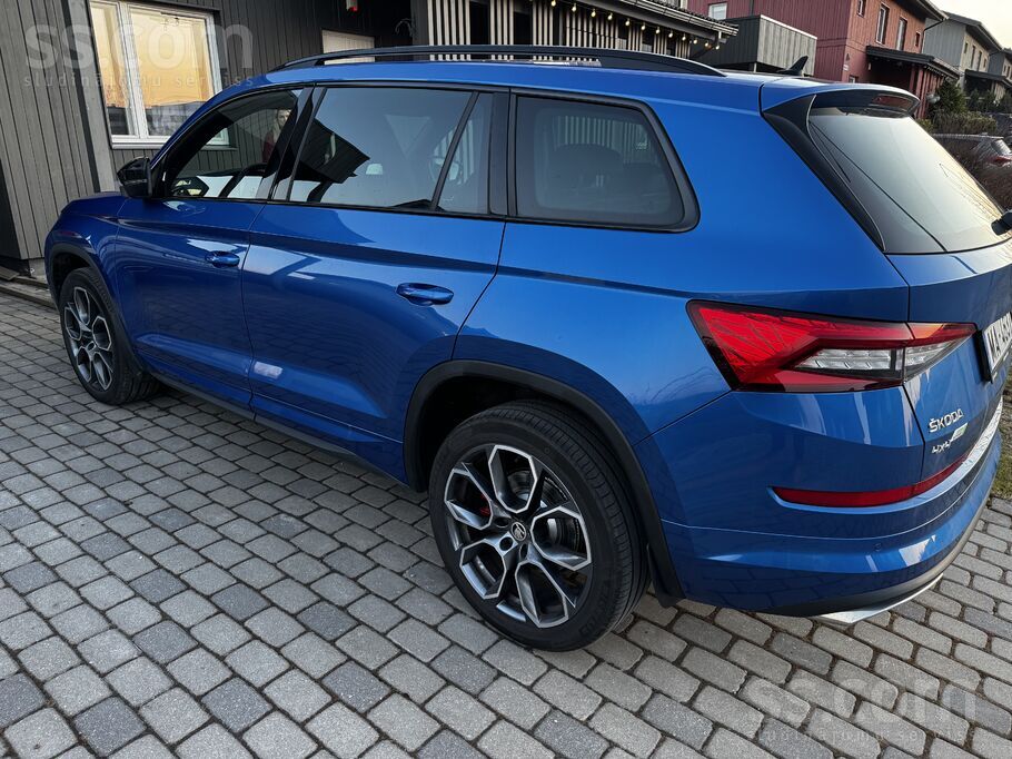 Skoda Kodiaq RS, labā stāvoklī, visas apkopes pie dīlera