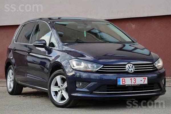VW Golf Vii Sportsvan 2.0 Tdi Highline Automāts. 2015.G. Izl. Auto ir labā t