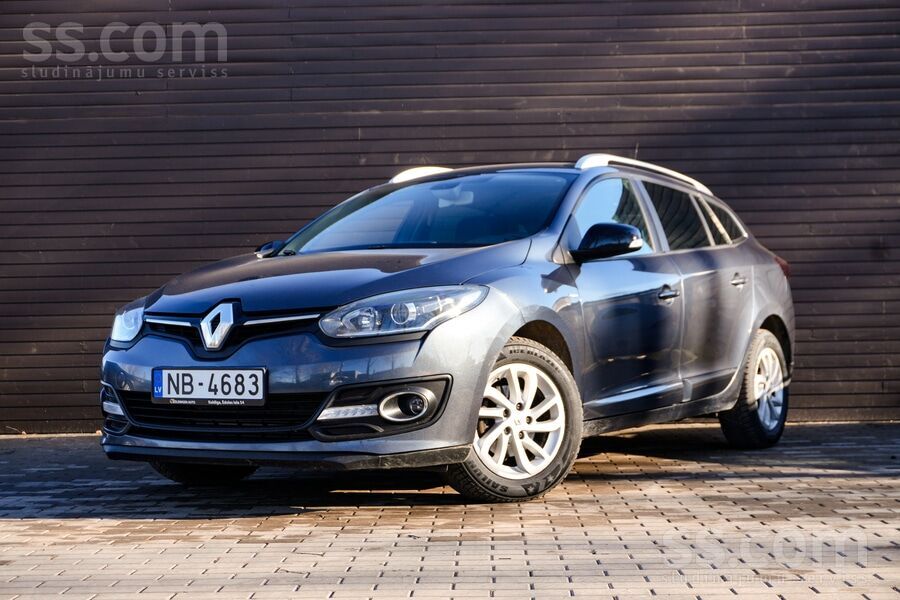 Renault Megane 2016. gada modelis ar 1.2 dīzeļa dzinēju un manuālo pārnesumk