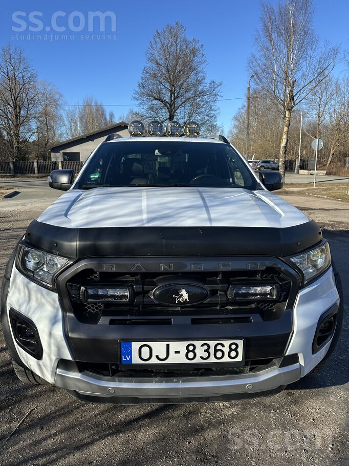 Pārdodu 2021 gada decembris, Ford Ranger Wildtrak – baltu, sportiska dizaina