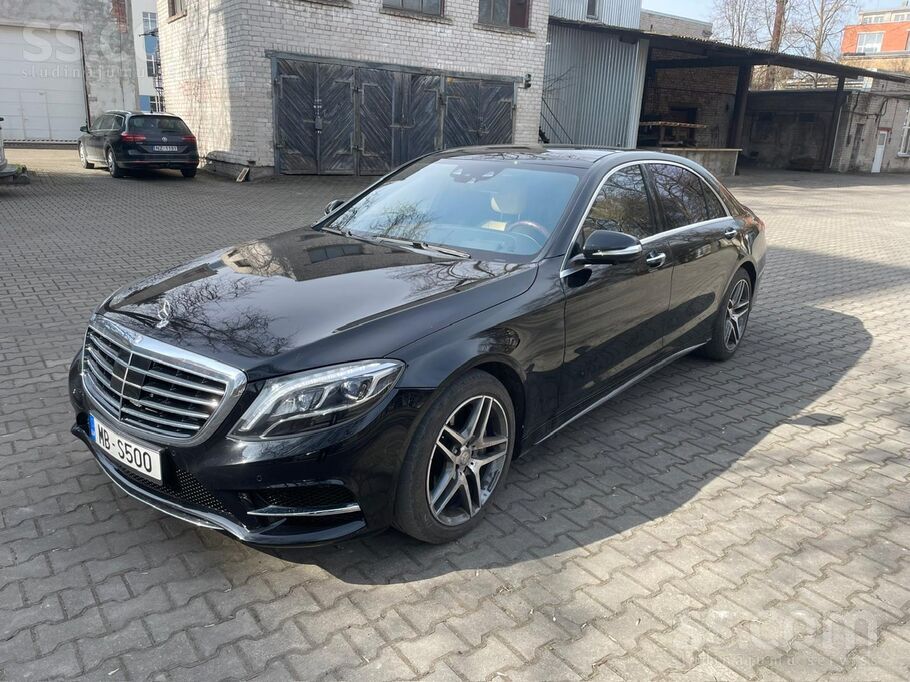 Mersedes Benz S 500 4 Matic Long. Auto viens saimnieks un lieliskā stāvoklī.