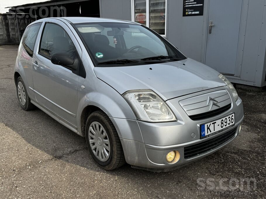 Citroen C2 1.4 Hdi 50 kW. Тех. осмотр до 14.12.2026. В хорошем техническом и