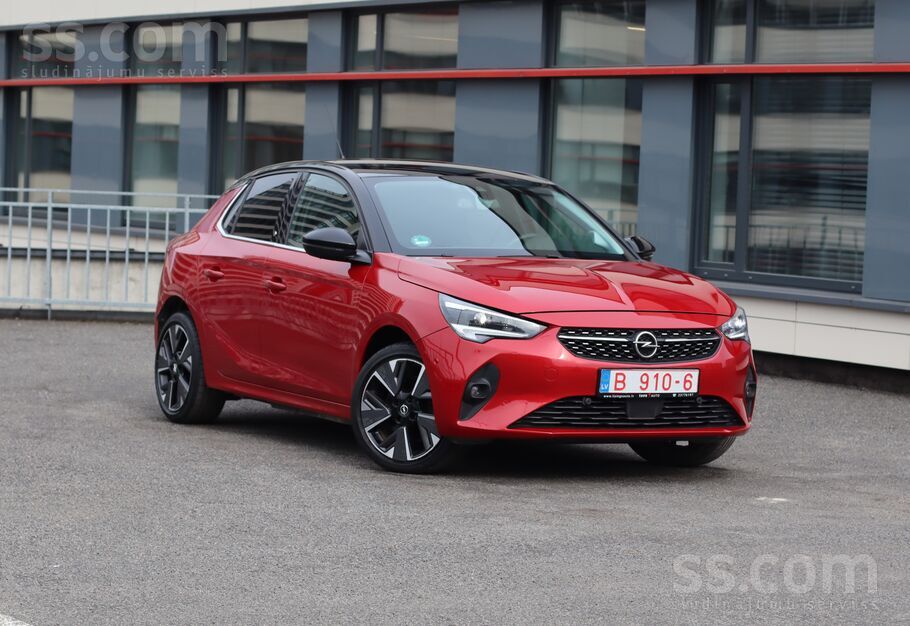 Pieejama garantija. Opel Corsa-e, akumulatora ietilpība 50kWh. Dzinēja jauda