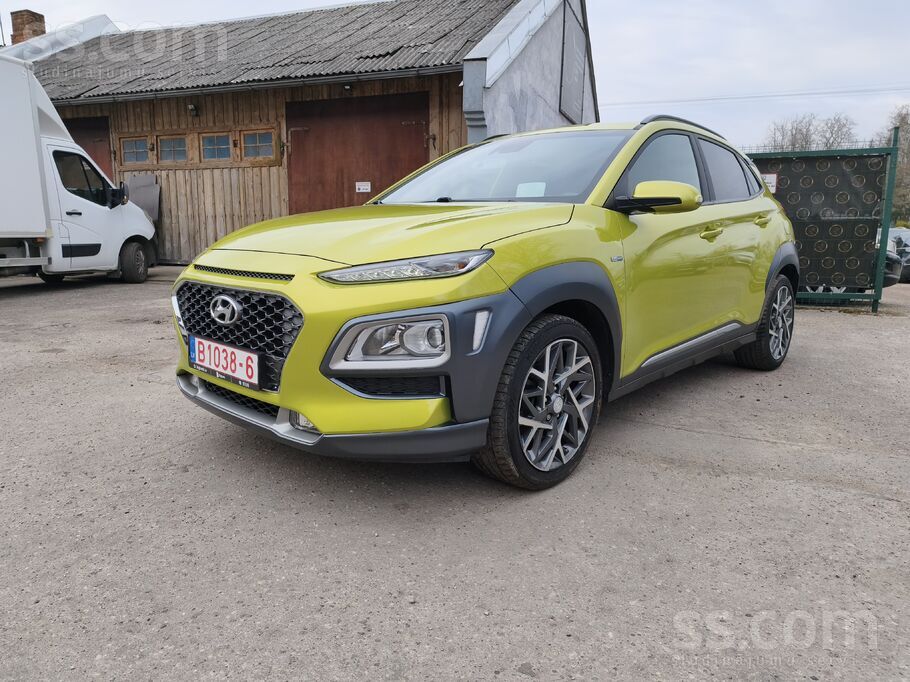 Tikko ievests no Francijas Hyundai Kona 1.6 Benzīns/hibrīds. Auto ir izcila