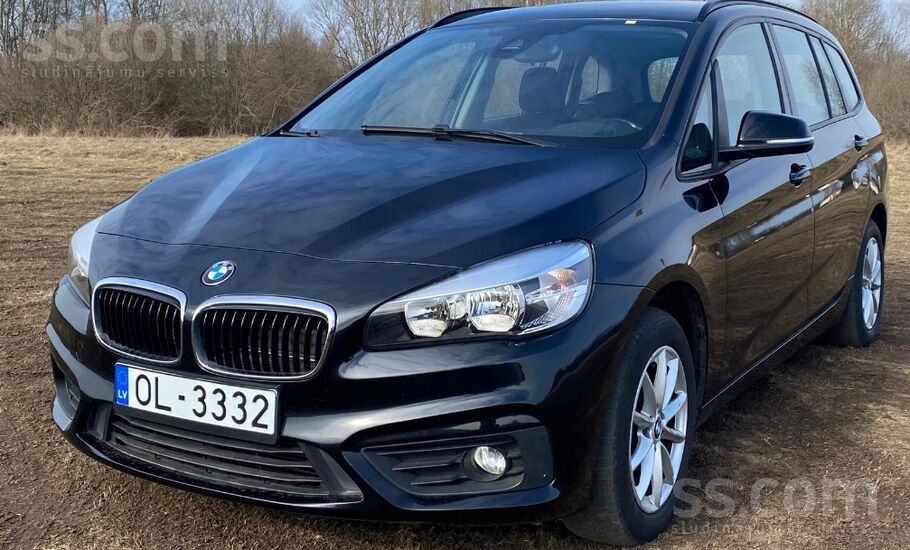 BMW F46 Gran Tourer 218d, 110kw. , 8-pak. automats, 7-sēdvietas.
Auto no I