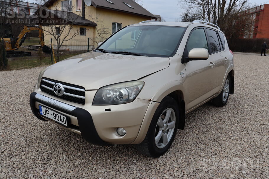 Toyota Rav4 2.2D Awd 130kw 2006 gads. TA 10.2026. Uzlikts Jauns sajuga kompl