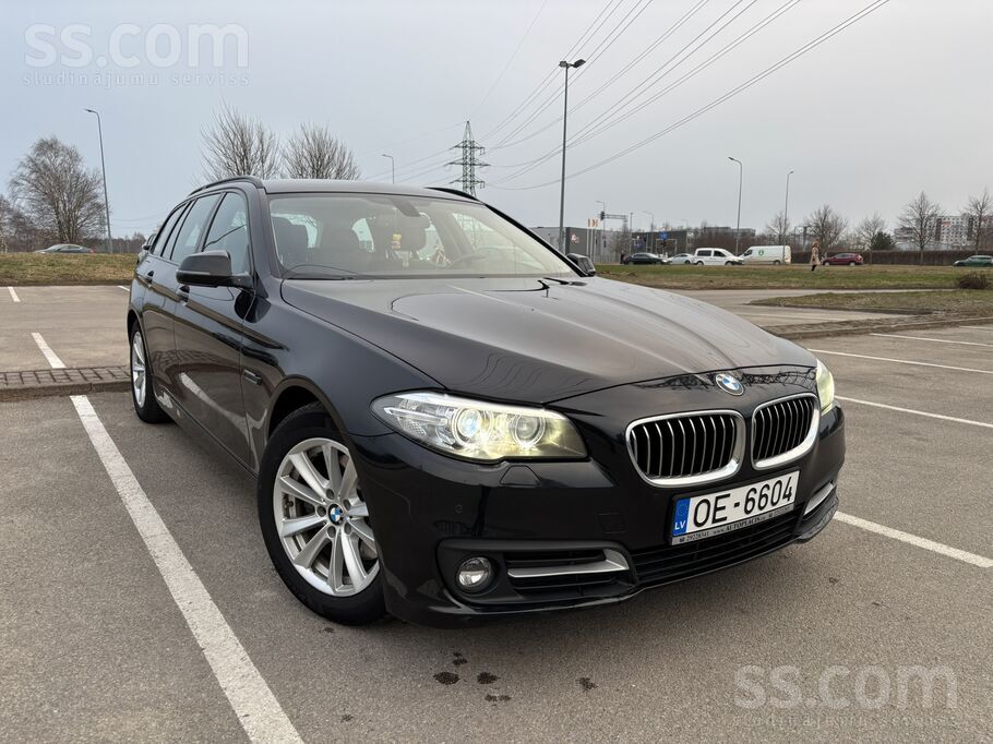 Tirgoju savu foršo ģimenes auto BMW 520d automāts 140Kw/190Zs. Jaunās paudze