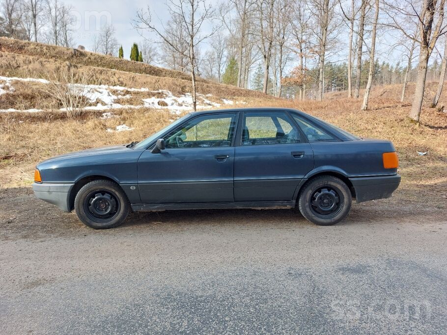 Pārdots Audi80B3 darba stāvokļī. Virsbūve laba stāvokļī. Barošanas sistēma K