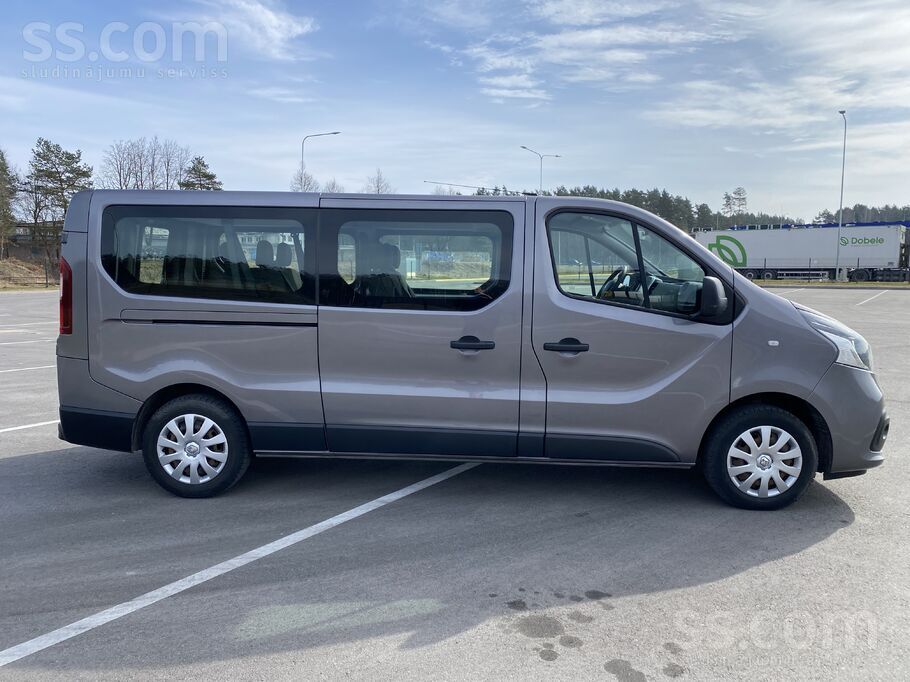 Pārdodu Renault Trafic 9 sēdvietas, garā bāze, 145zs . Jauna pirkta LV, visa