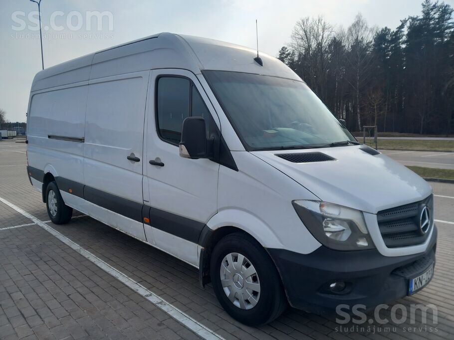 Latvijā pirkts un lietots MB Sprinter 314 Cdi, kravas telpa 4.3m. Teicams da