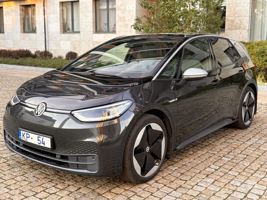 Jauna auto stāvoklis
Maksimālais Pro-S aprīkojums
210 Zs, 62 kWh ar 350 km