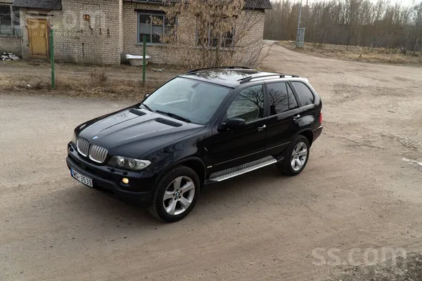 BMW Sterils BMW X5 E53 Facelift 3.0d xDrive, ievests n