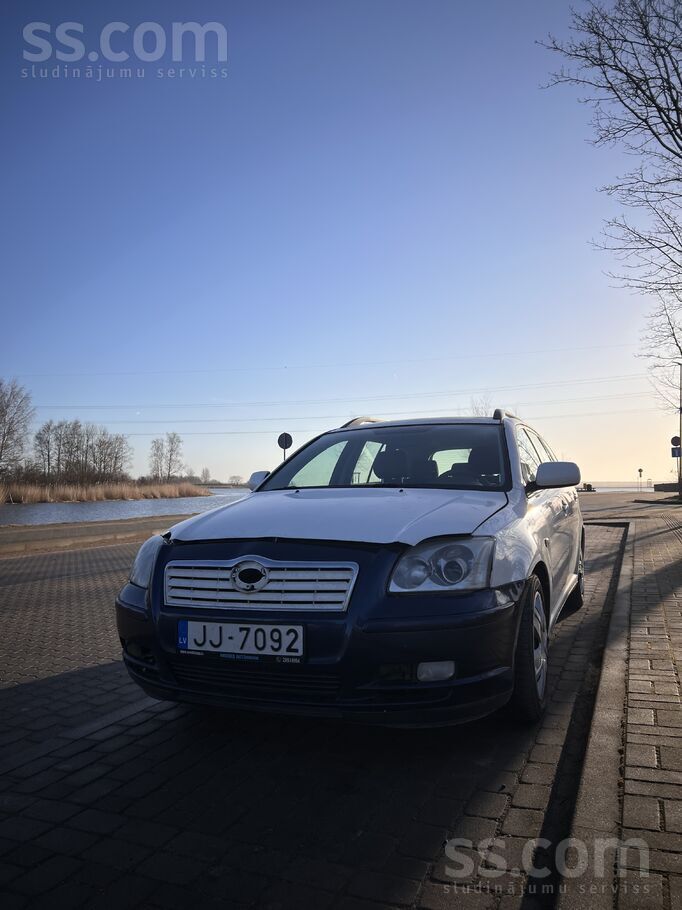 Ru/lv/eng
Laba Toyota Avensis 2006 b/g 1, 6 manuāla kārba
Mašīna pilnīgi