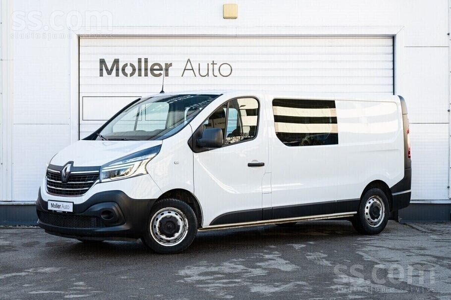 Renault Trafic 6 vietas 2.0 D (120zs) ar mehānisko pārnesumkārbu. Cena ar Pv