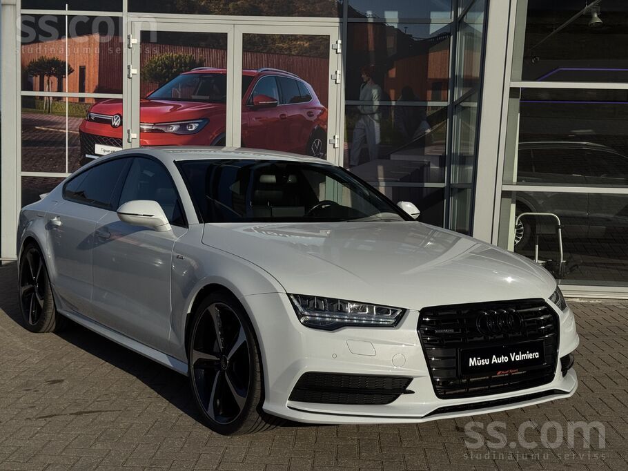 Audi A7 S-line automātiskā pārnesumkārba, labā tehniskā un vizuālā stāvoklī.