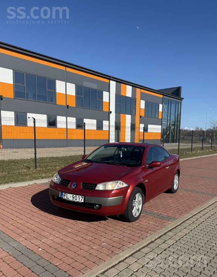 Pārdod Renault Megane CC
2005.gada auto ar 2.0 benzīna motoru. (98.5kw)
Ne