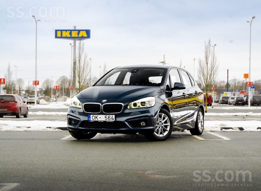 BMW 218D Active Tourer 2.0l dīzelis. 110kw
Tehniskā apskate derīga līdz 02.