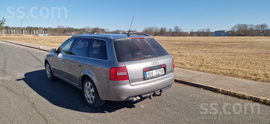 Pārdodu ejošu Audi A6, ādas salons kā jauns. Bildē redzami ārējie defekti, p