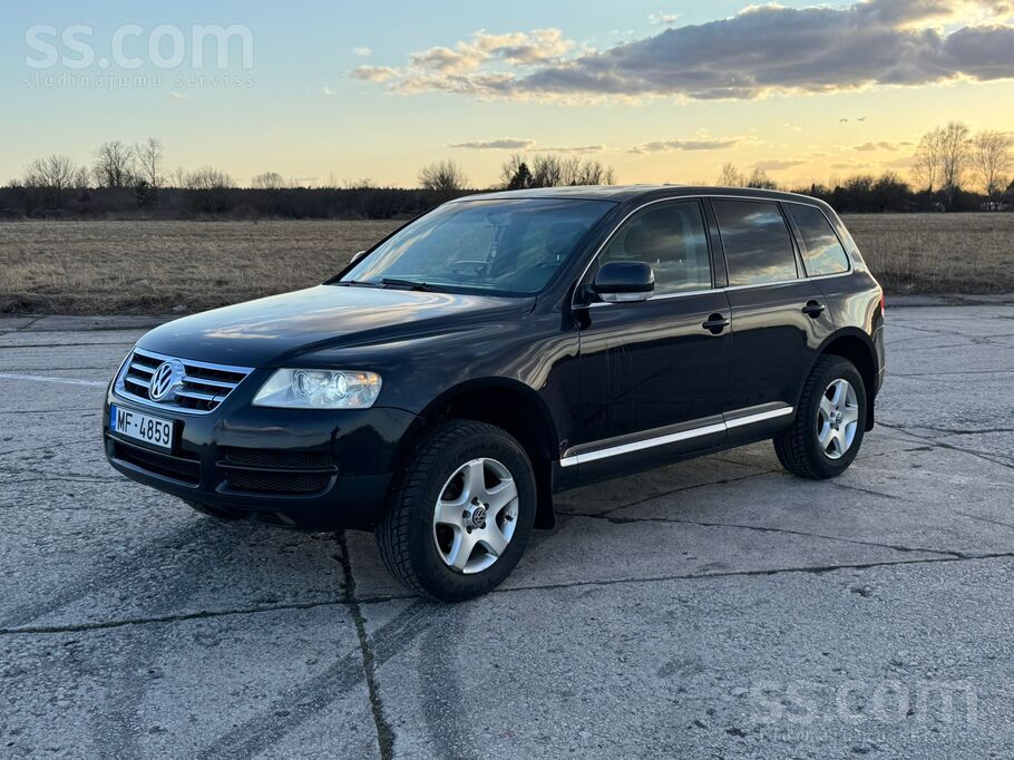 VW Touareg 4x4, jauna ta, 2.5 dīzelis, mehāniskā ātrumkārba, bagātīgā komple