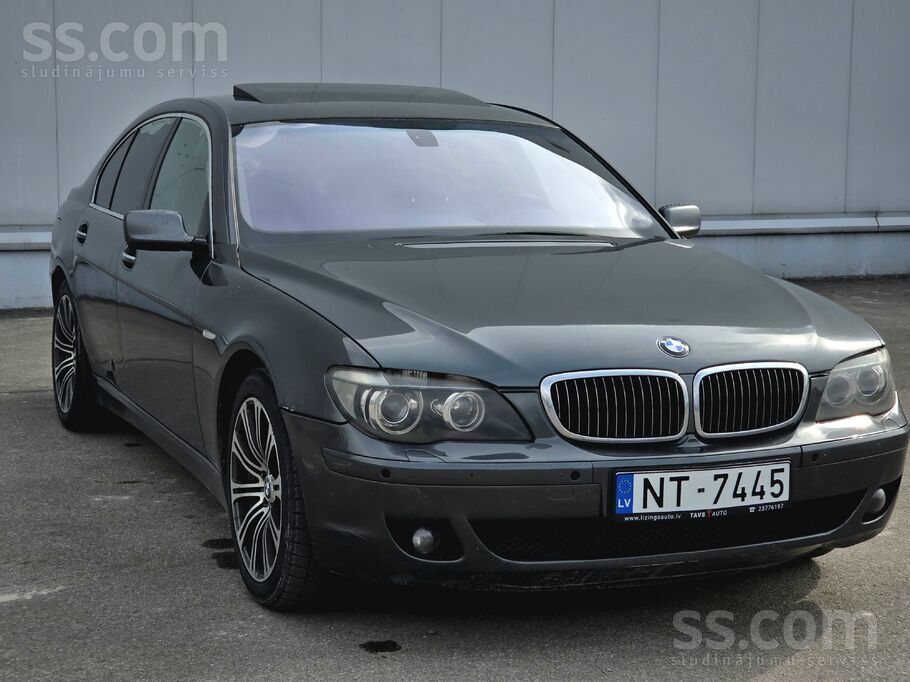 BMW 745d, facelift, 4.4 dīzelis, 242kw, automāts.
Auto brauc ļoti dinami