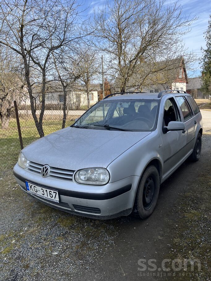 VW Golf4.1. 9tdi 74kw. universals. ar mehānisko ātrumkārbu, jauna Tā. Divas
