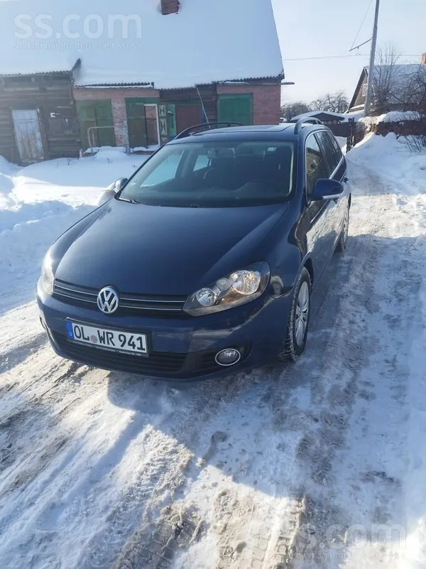 Volkswagen VW Golf6 no Vācijas, 12.2011 izlaiduma, 1.6 dīzeli