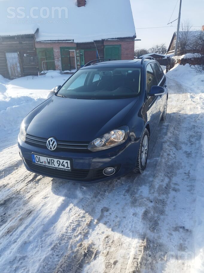 Volkswagen VW Golf6 no Vācijas, 12.2011 izlaiduma, 1.6 dīzeli