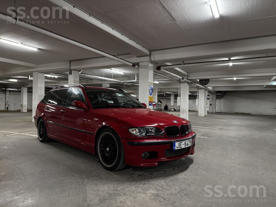 BMW Imola rot II Mpack - BMW E46 320D 110kw ar 6 ātrum
