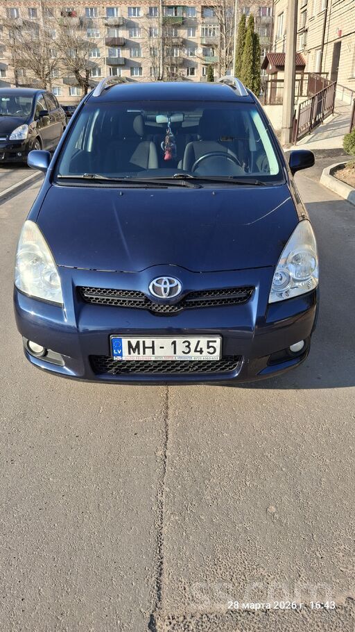 Toyota Corolla Verso
2.2 Дизель 100kw
Пробег: 264 350 km
Техосмотр до 03.