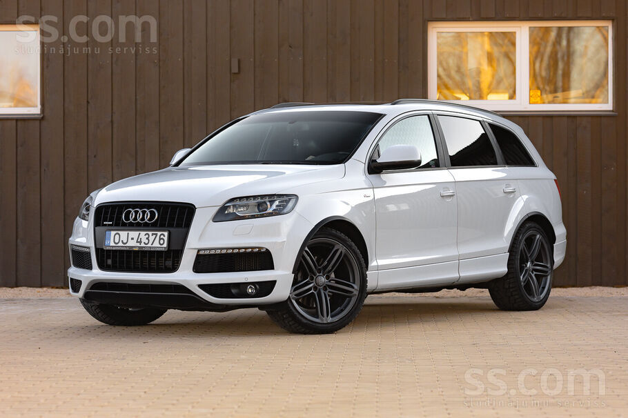 Pārdod Audi Q7 Sline 176kW, labā tehniskā un vizuālā stāvoklī, Automašīnai r