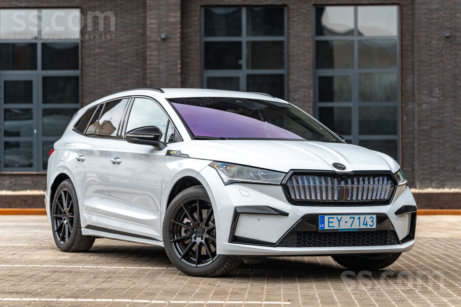 Škoda Enyaq RS Lounge 4x4 250kW 09.2024 Top Versija.
Pieejams uzreiz – Ško