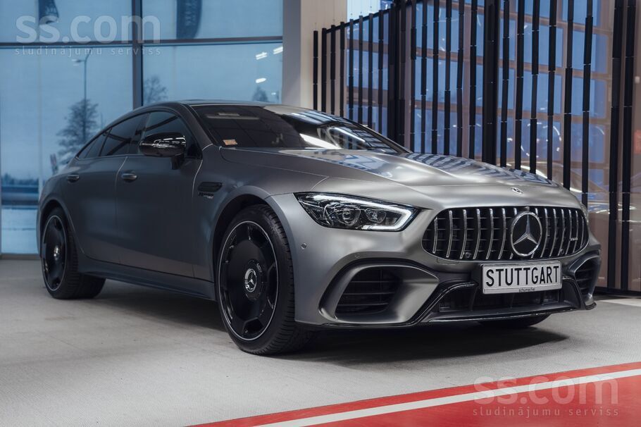 Mercedes Benz Amg GT 63 S 4Matic+ Airmatic. Teicamā vizuālā un tehniskā stāv