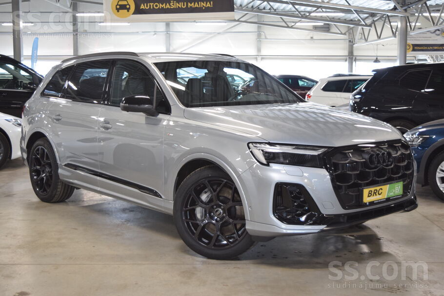 Audi Q7 S-line 55 Tfsi E. 2025. gada. 3.0l hibrīds (benzīns/elektro), 250 Kw