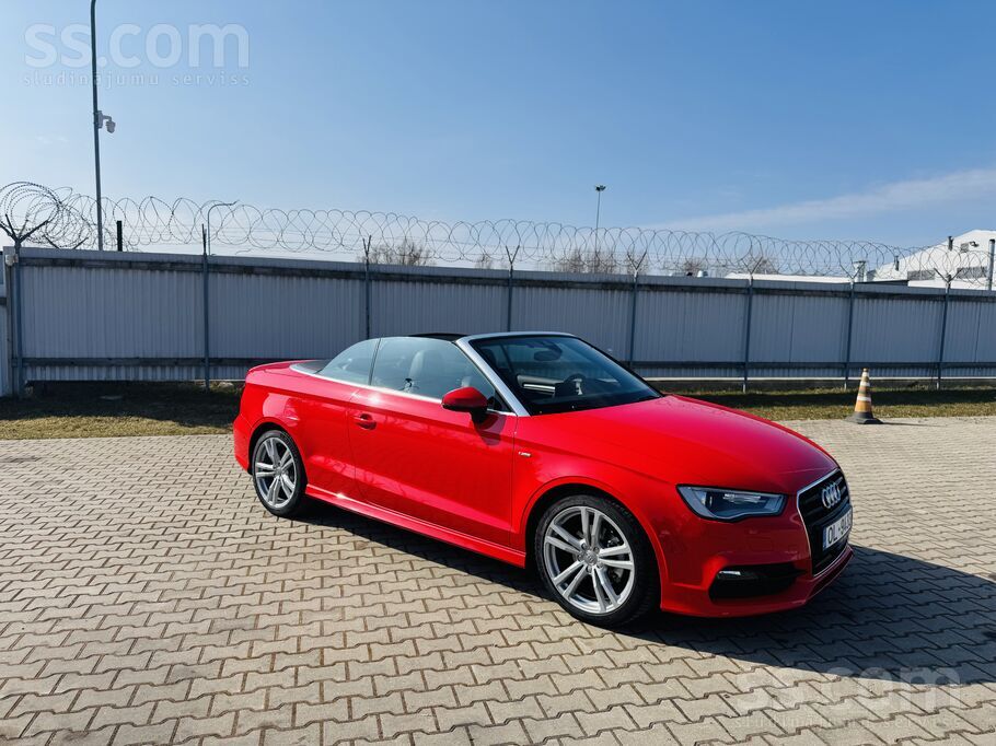 Audi Pārdod lielisku Audi A3 Cabrio 1.4 Tfsi Act S line