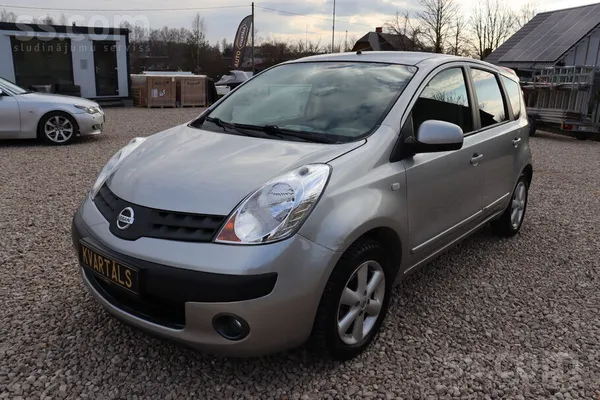 Nissan Note 1.6 benzīns 81kw 2007 gads automāts. TA 12.2026. Ļoti ērts un ek