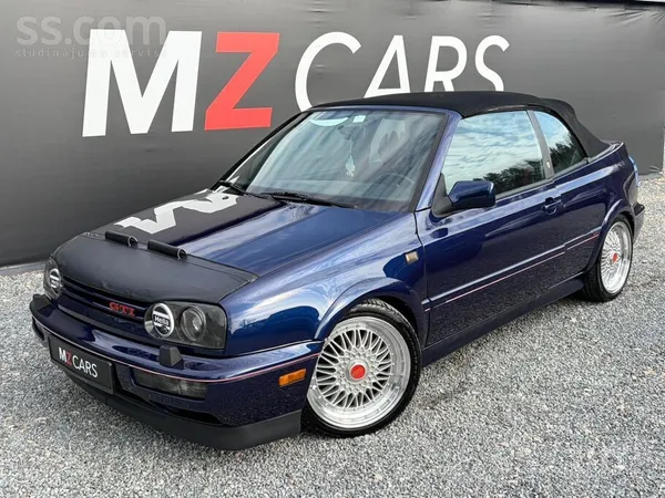 Golf 3 kabriolets, Gti stils, pilnībā atrestaurēts ar elektrisko jumtu, hell