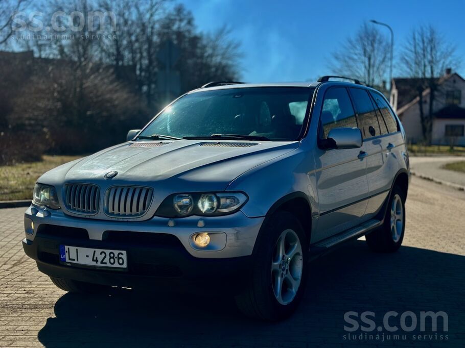 BMW Pārdodu BMW X5, pilnpiedziņa, auto labā tehniskā, 