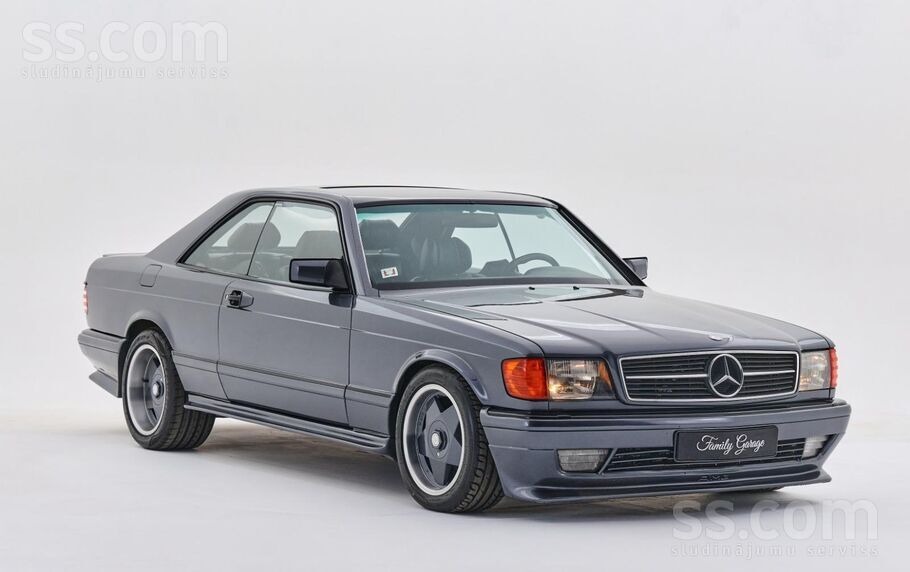 Mercedes-Benz C126 Sec ar 5.5 Amg motoru. Pilnigi oficialais projekts, kurš