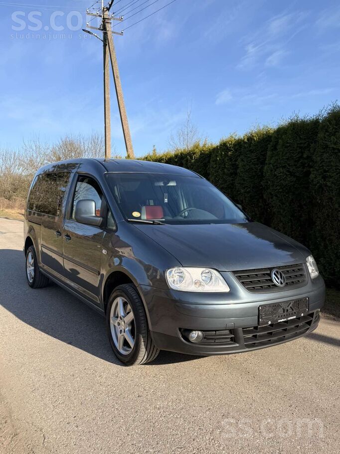 Volkswagen No Vācijas, cady maxi, 77 kw parasts motors, ekono