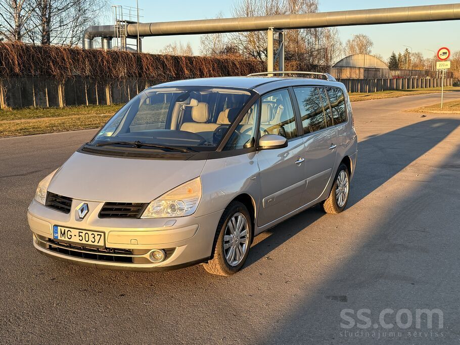 Renault Grand Espace 2.0dci 127kW 7vietas, tikko izieta ja