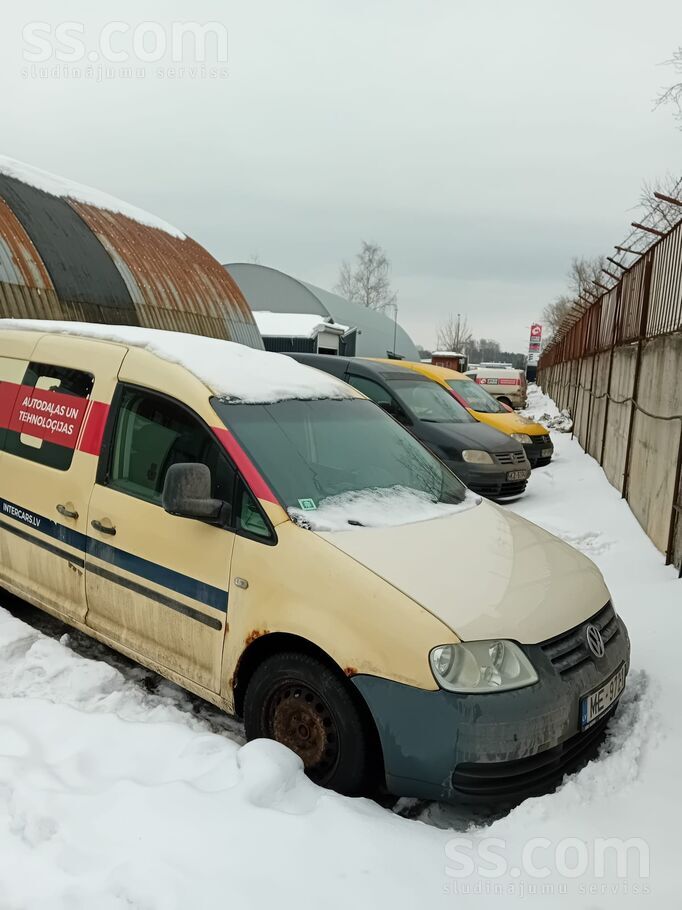Volkswagen VW Cady Maxi 1.9Tdi. Barucoša mašina. Skate beigus